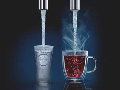 Baterii bucatarie filtru apa Grohe Blue