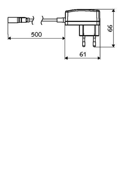 Stecher 9 VDC, 100 - 240 VAC, 50 - 60 Hz - 013160