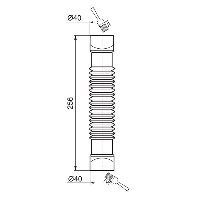 Racord universal Wirquin Magicoude D40 - 79008001