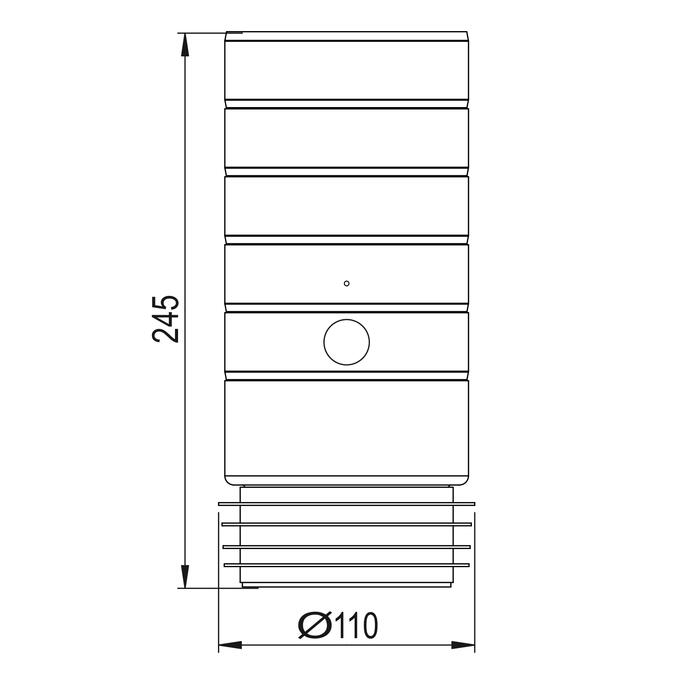 Extensie cot wc Wirquin, D110 mm, alb - 71250001