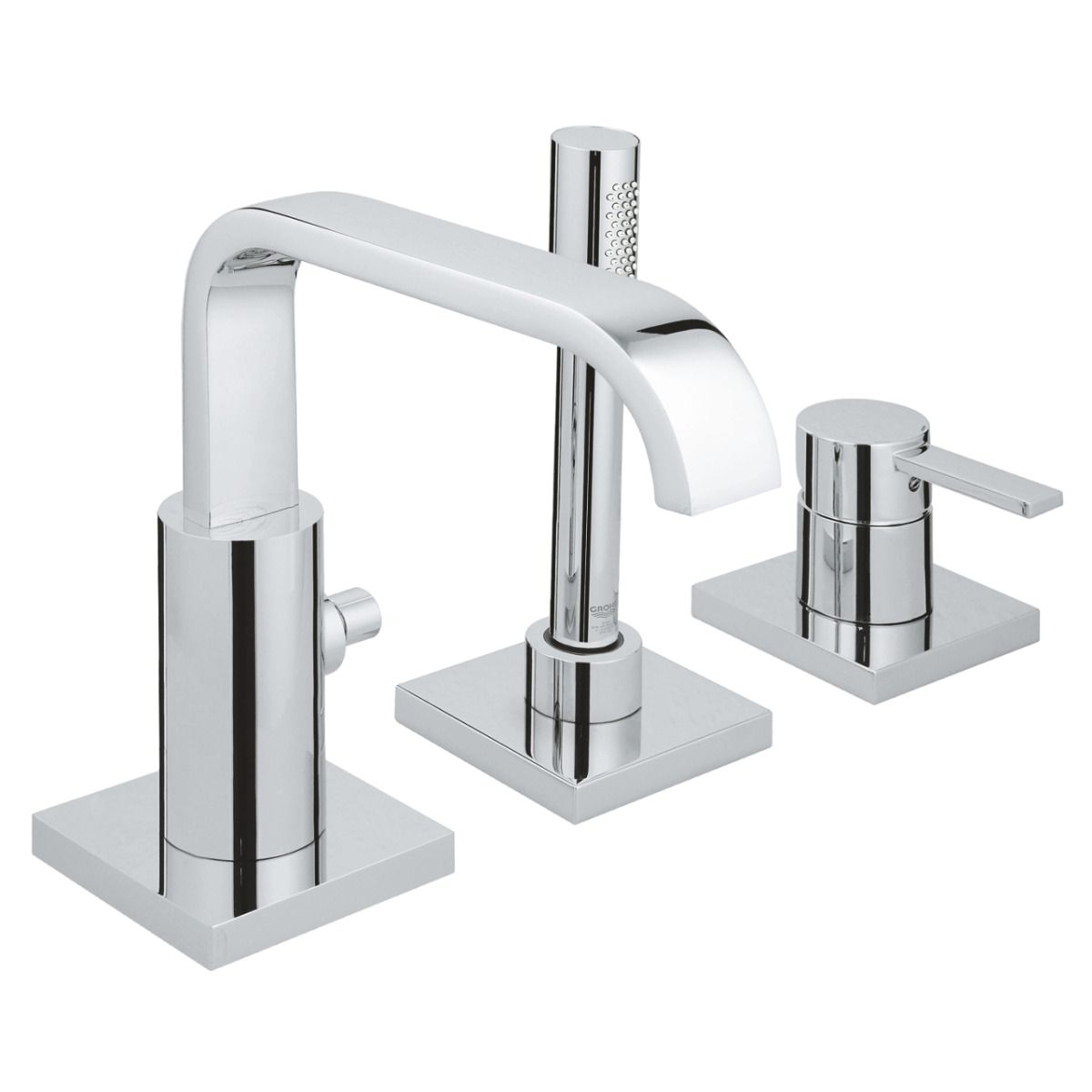 Baterie cada/dus 3 gauri, Grohe Allure, montare pe cada, corp incastrat inclus (19316000,33339)