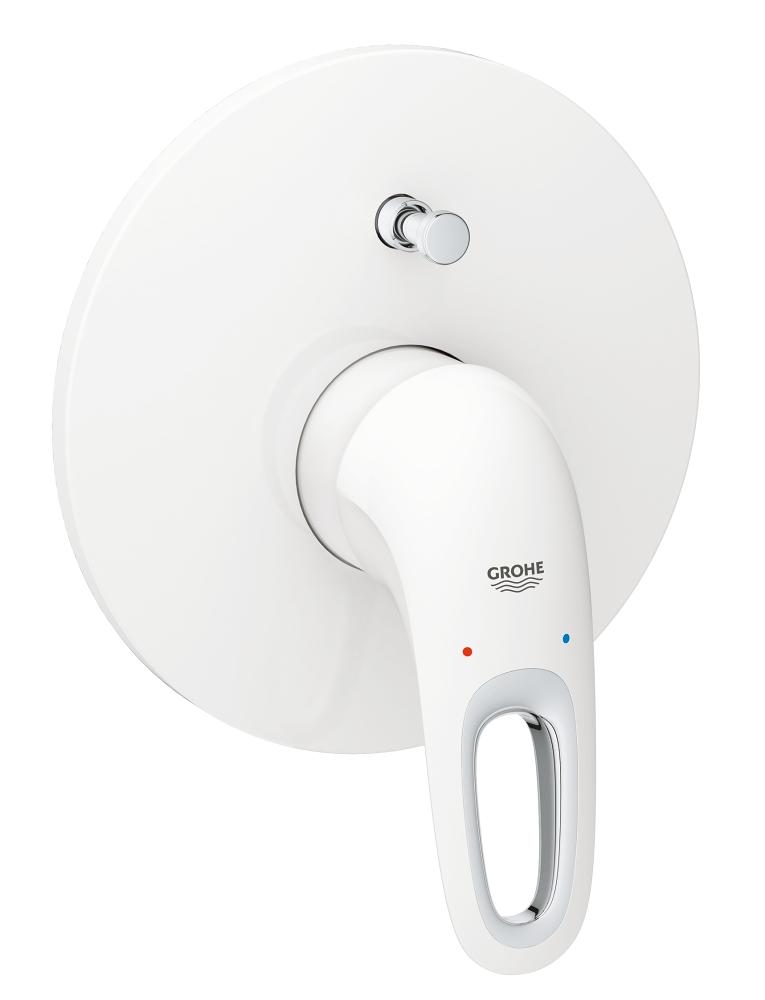 Baterie cadă monocomandă Grohe Eurostyle culoare alb