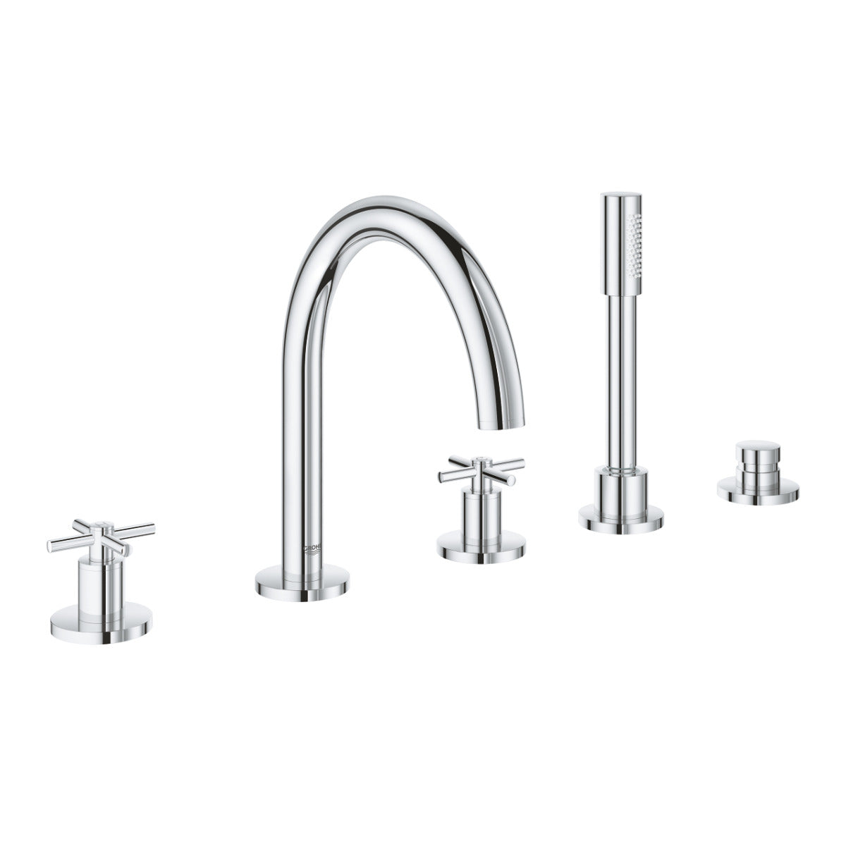 Baterie cada Grohe Atrio, montare pe cada, necesita corp ingropat, crom - 19923003