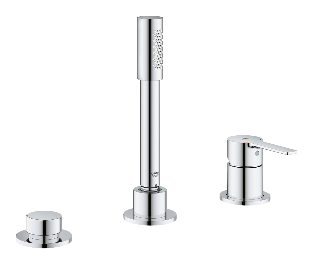 Baterie baie cadă/duş cu 3 găuri Grohe Lineare
