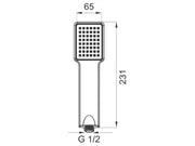 Para dus Ferro Quadro, crom - S110