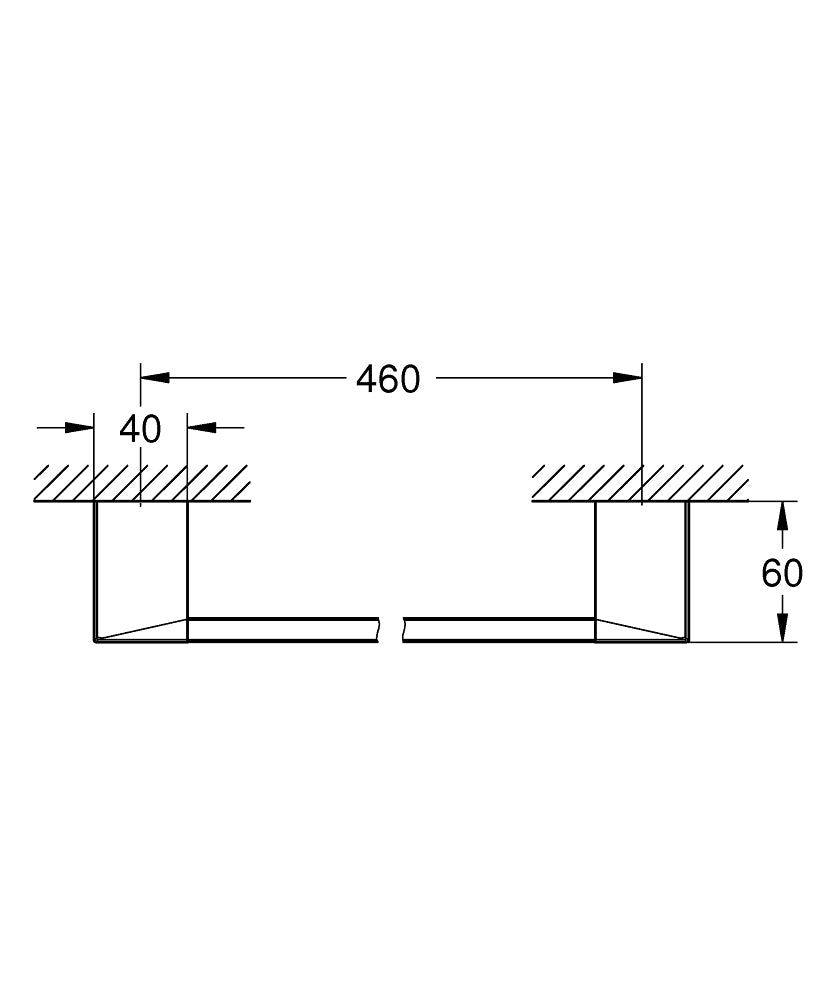 Suport pentru prosop Grohe Selection Cube-40767000