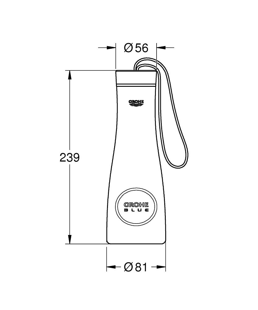 Recipient pentru apa Grohe Blue