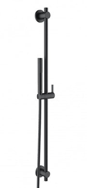 Set dus Kludi Nova Fonte Puristic, 1 jet, furtun si bara, negru mat - 2084039-15