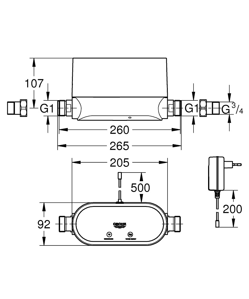 GROHE Sense Guard controller baterii-lux.ro