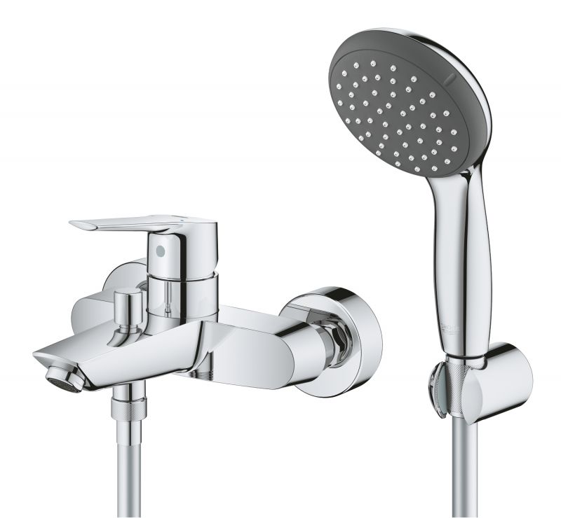 Baterie cada Grohe Start, set de dus inclus, crom -23413002