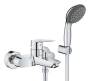 Baterie cada Grohe Start Edge, set de dus inclus, crom-23413002