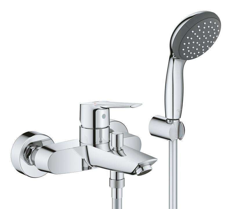 Baterie cada Grohe Start Edge, set de dus inclus, crom-23413002