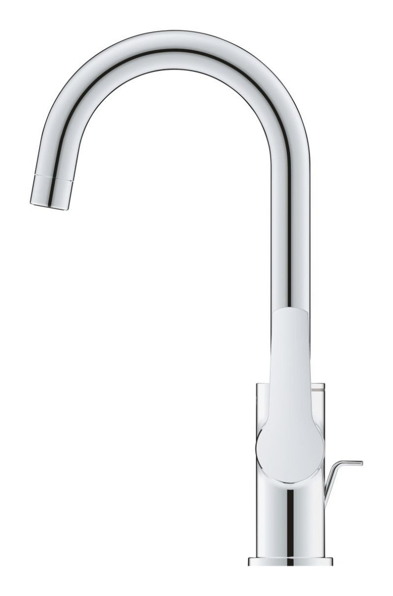 Baterie lavoar Grohe Start, marimea L, monocomanda, cartus ceramic, evacuare cu tija, pivotanta, crom - 23554002