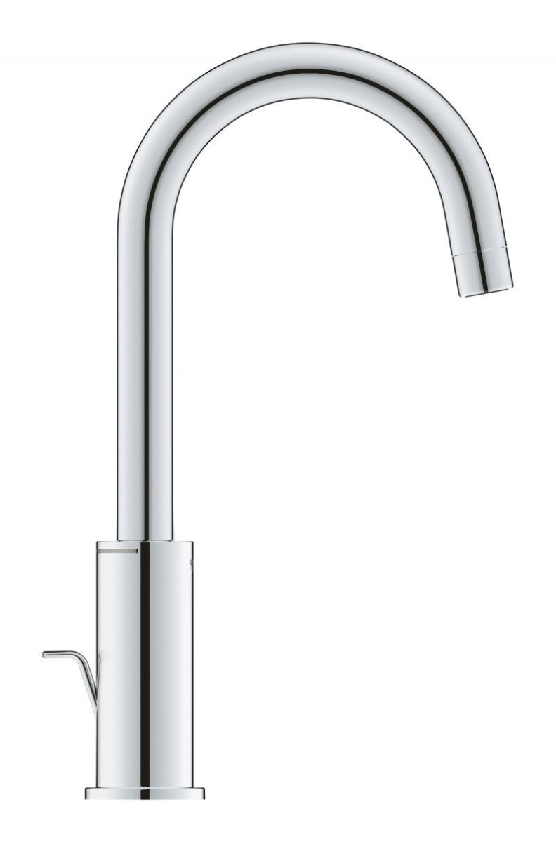 Baterie lavoar Grohe Start, marimea L, monocomanda, cartus ceramic, evacuare cu tija, pivotanta, crom - 23554002