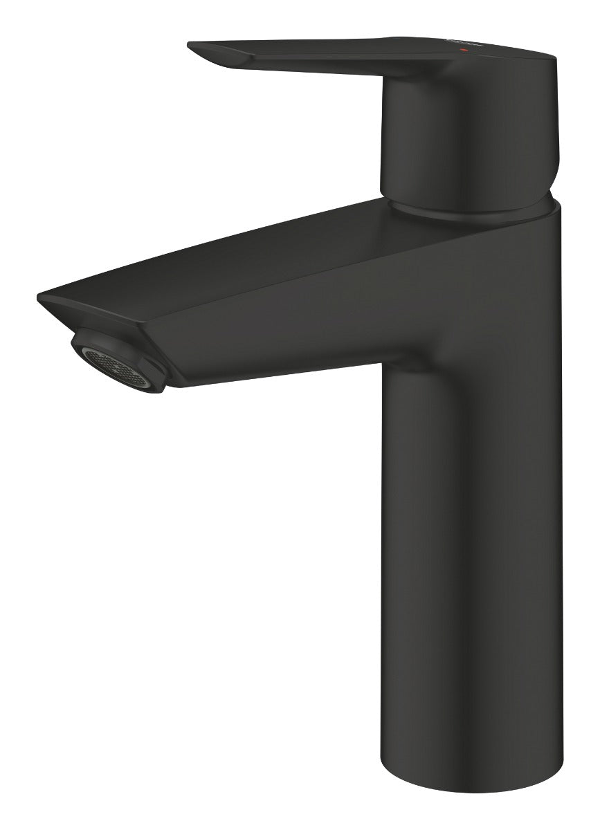 Baterie lavoar Grohe Start, 3/8'', marimea M, cartus ceramic, monocomanda, negru mat - 235752432