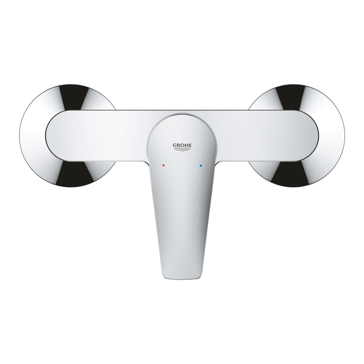 Baterie dus Grohe BauEdge,1/2'', monocomanda, cartus ceramic, crom - 23635001