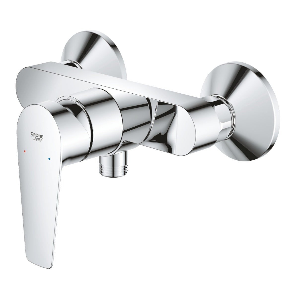 Baterie dus Grohe BauEdge,1/2'', monocomanda, cartus ceramic, crom - 23635001
