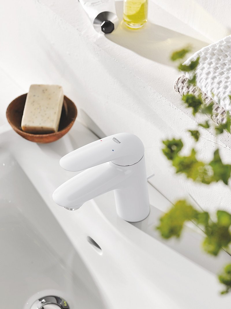 Baterie lavoar Grohe Eurostyle  marimea S alb,maner plin-23707LS3