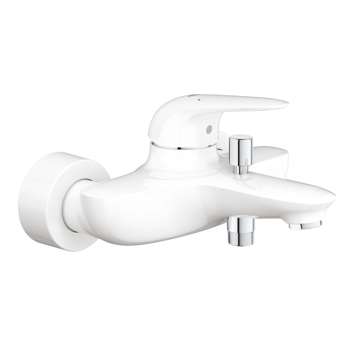 Pachet 3 in 1 baterii baie Grohe Eurostyle, marimea S, alb,maner plin  (23726LS3,23707LS3,27853003)