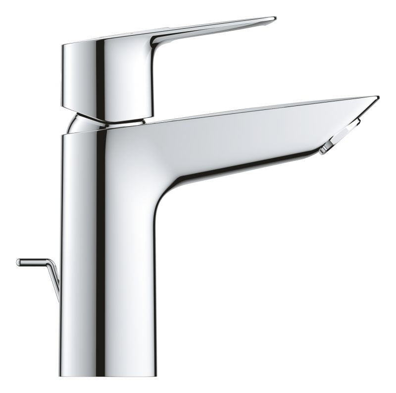 Baterie lavoar Grohe Bauloop, marima M, set evacuare cu tija, crom, furtunuri flexibile-23762001