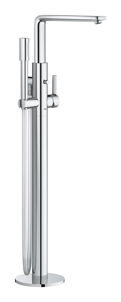 Baterie baie cada Grohe Lineare cu montare pe pardoseala