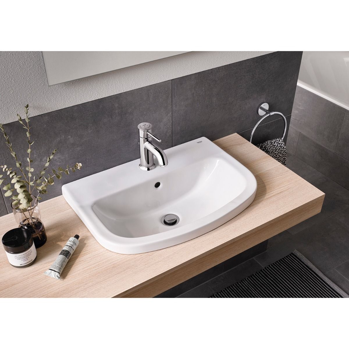 Baterie lavoar Grohe Classic, marimea S, crom, furtunuri flexibile-23810000