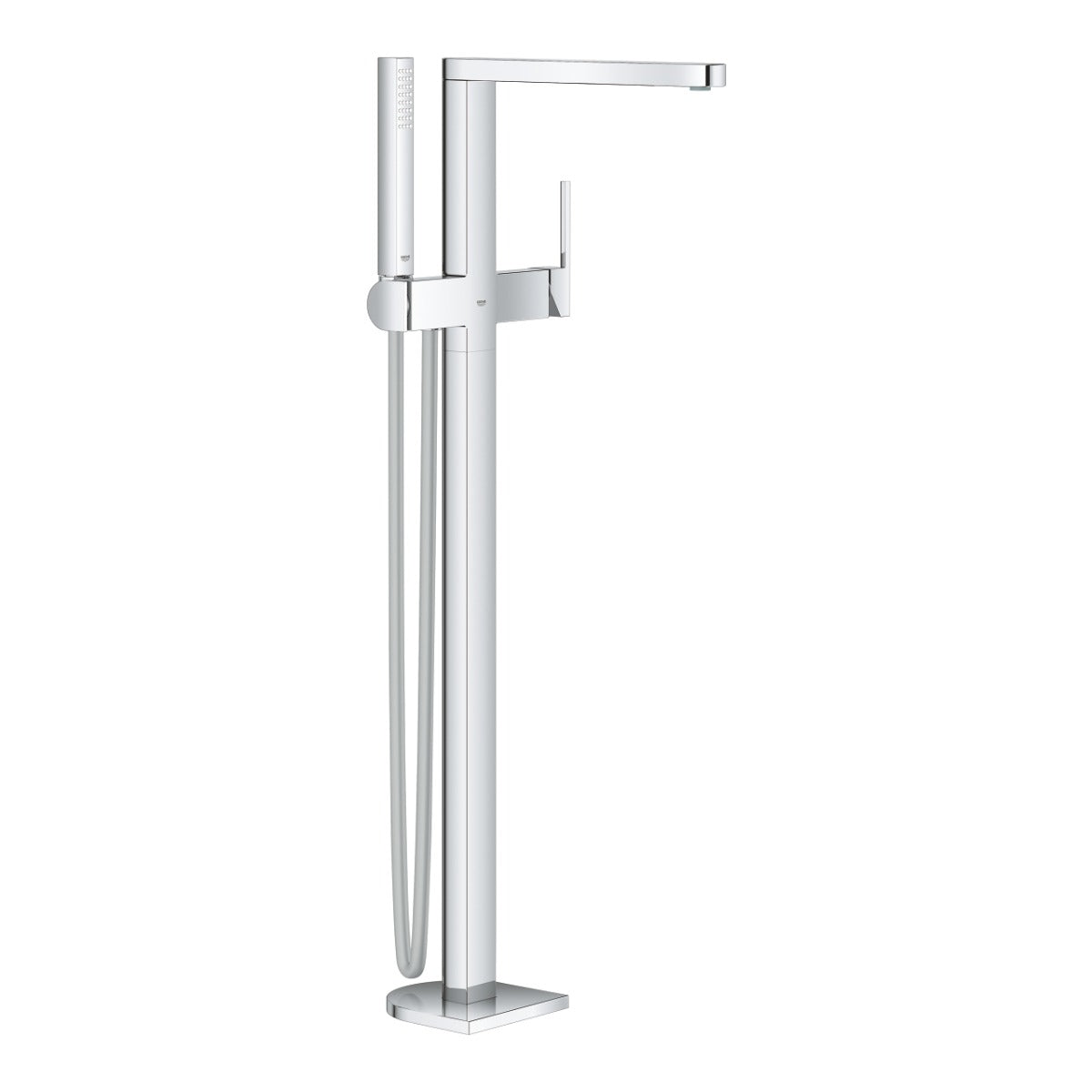 Baterie cada cu dus, Grohe Plus, montare pe podea,crom,cartus ceramic,fara corp incastrat-23846003