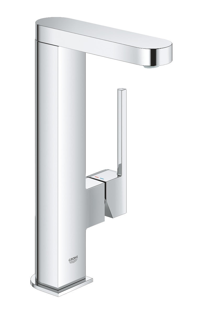 Baterie lavoar Grohe Plus, marimea L, crom, furtune flexibile, debit 5.7 l/min-23873003
