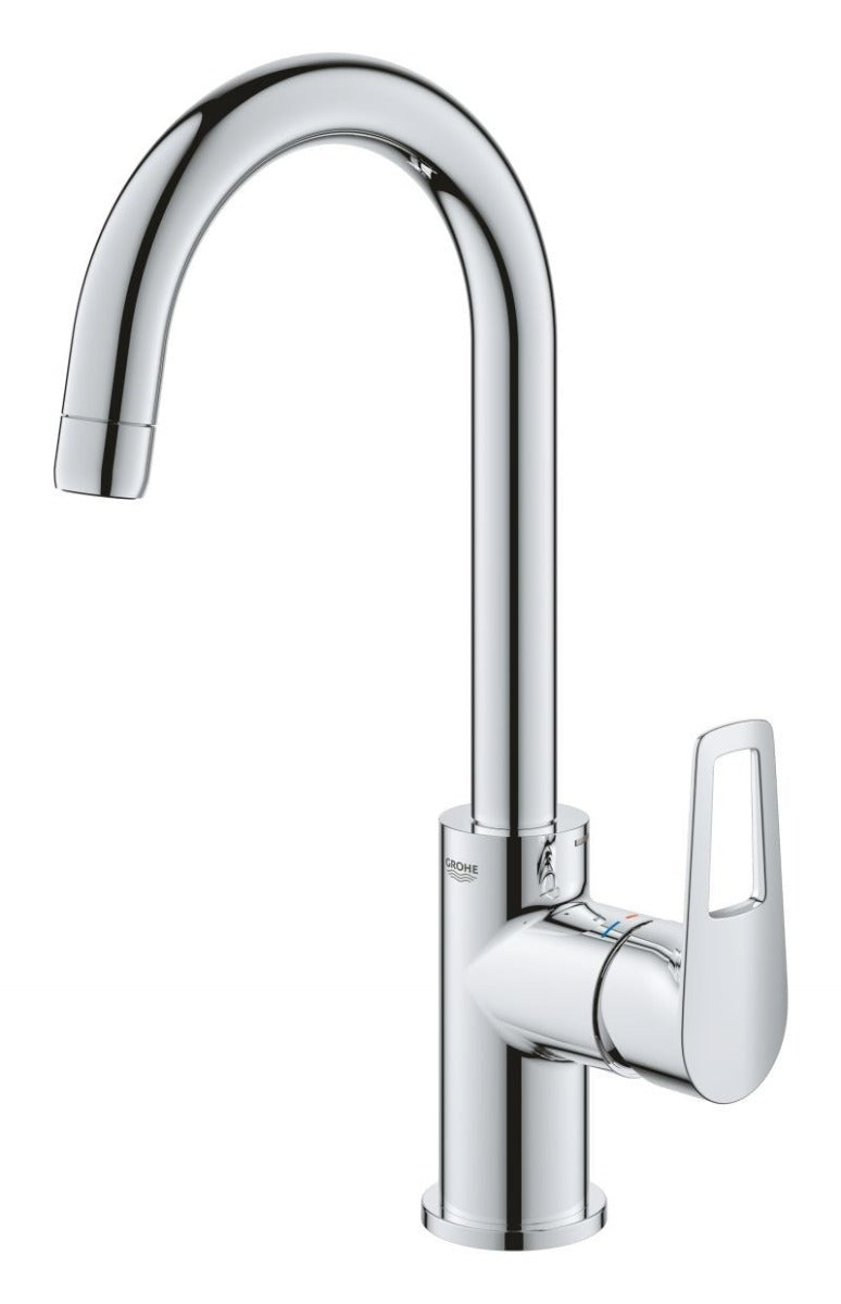 Baterie lavoar Grohe Bauloop marimea L,model 2022,furtunuri flexibile,crom-23891001