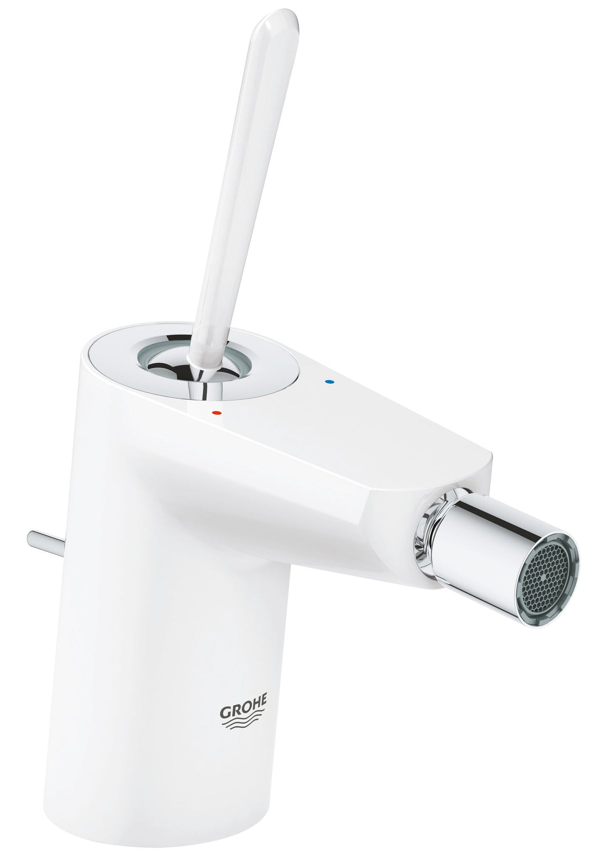 Baterie de bideu cu monocomandă 1/2" Eurodisc Joy -Mărimea S-Finisaj Moon White24036LS0