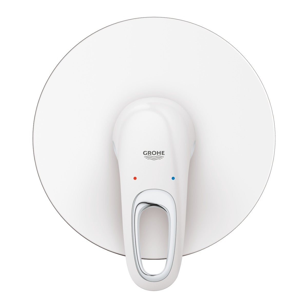 Baterie dus Grohe Eurostyle, aparenta, monocomanda, 1 iesire, moon white- 24048LS3