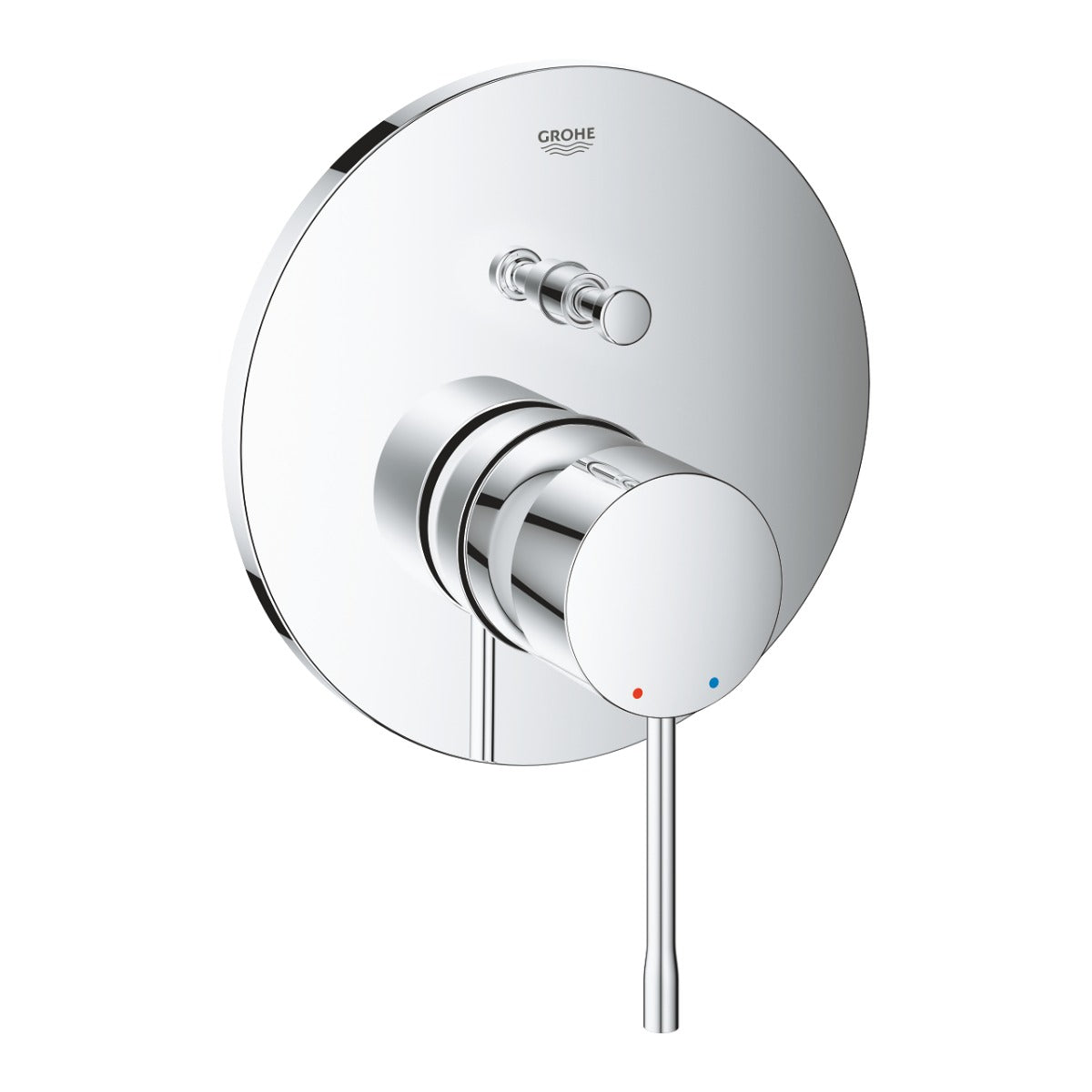 Baterie cada si dus incastrata Grohe Essence, 2 iesiri, crom - 24058001