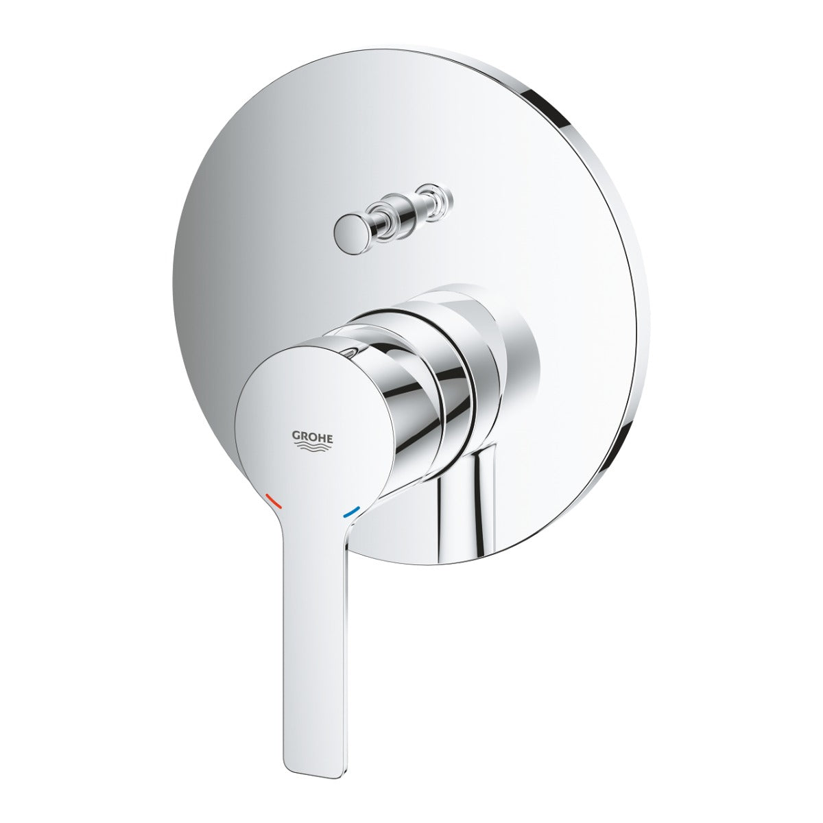 Baterie cada Grohe Lineare, diverter, monocomanda, crom - 24064001