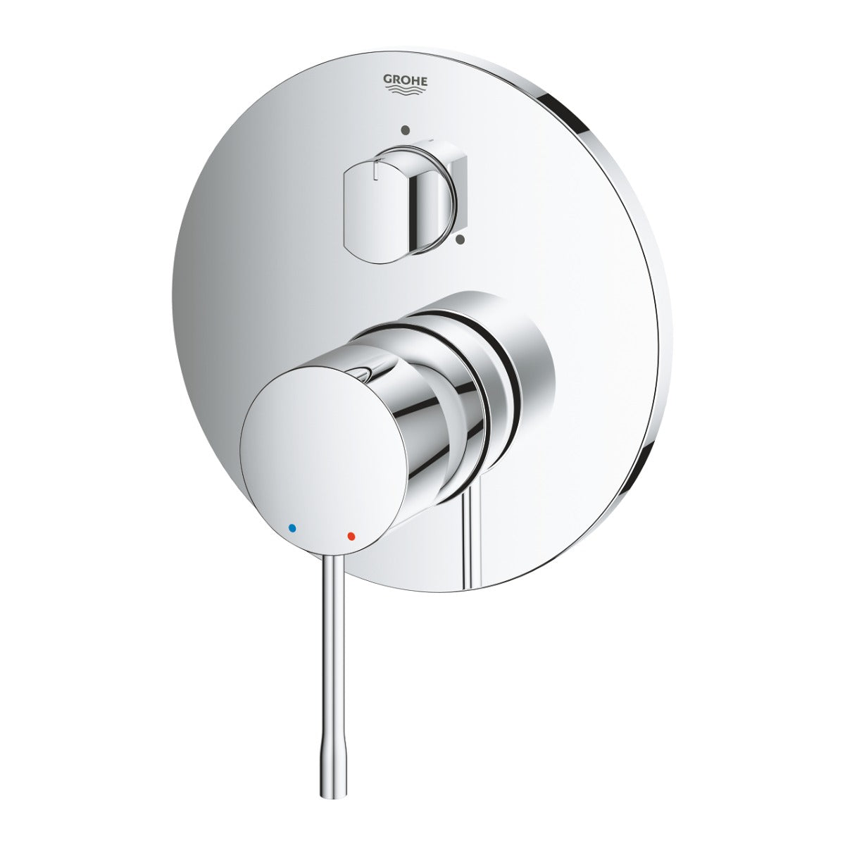 Baterie cada-dus incastrata Grohe Essence, 3 iesiri pentru smartbox crom lucios - 24092001