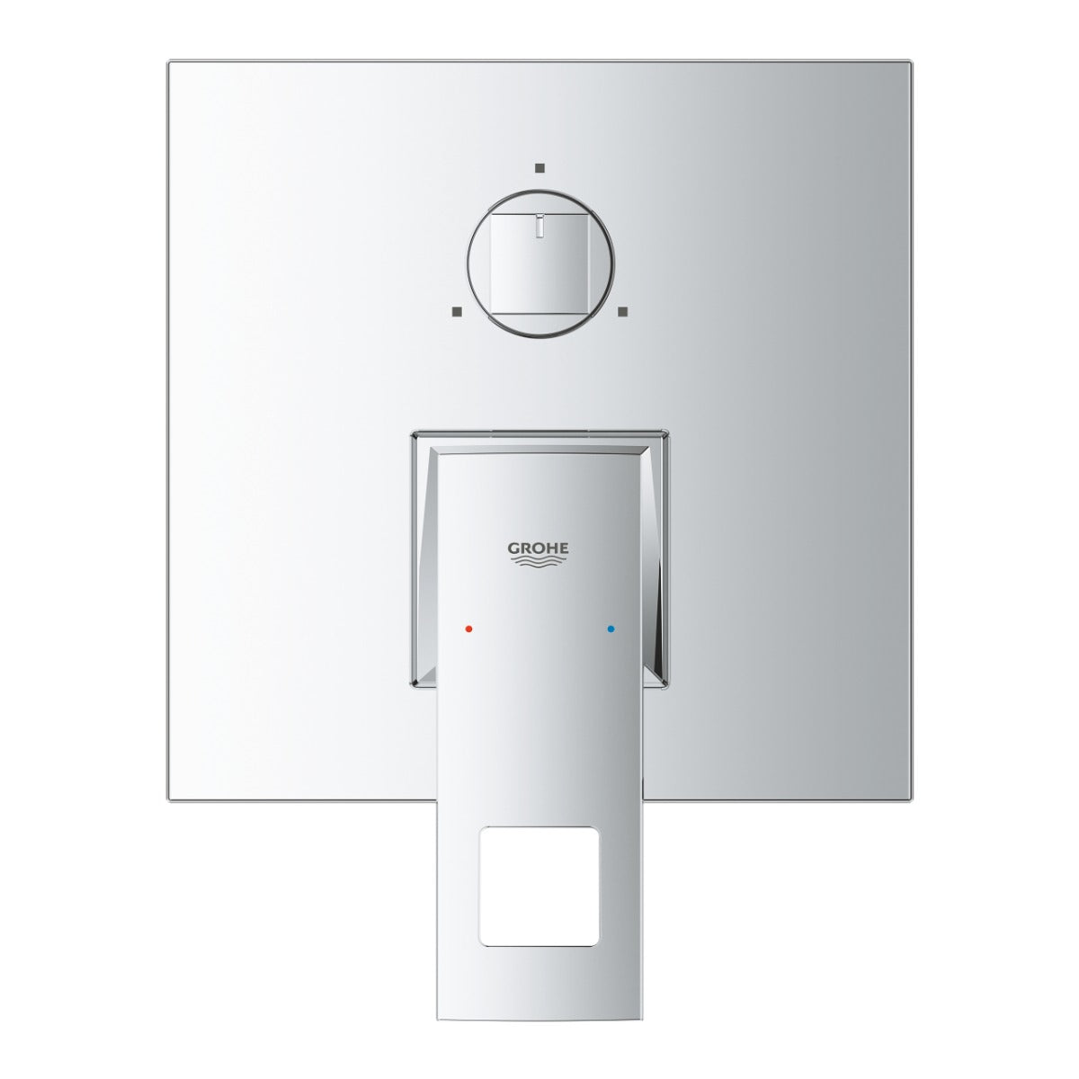 Baterie dus  Grohe Eurocube, monocomanda, diverter, 3 iesiri, crom - 24094000