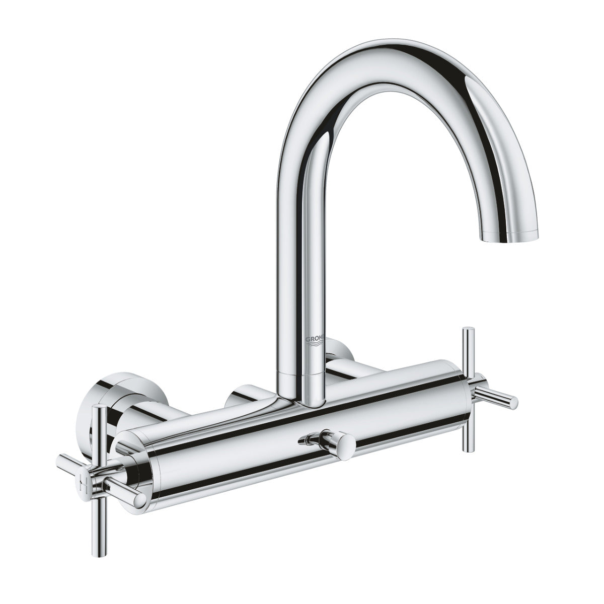 Baterie cada Grohe Atrio, montare pe perete, crom - 25010003