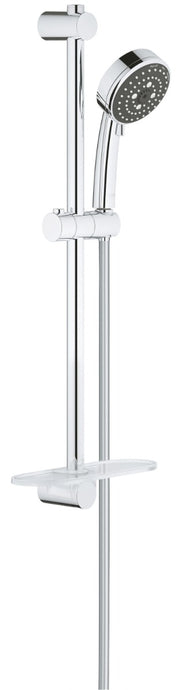Set de dus Grohe Vitalio Comfort, 3 jeturi, universala, 600 mm, furtun 1.75 m, crom - 26097000