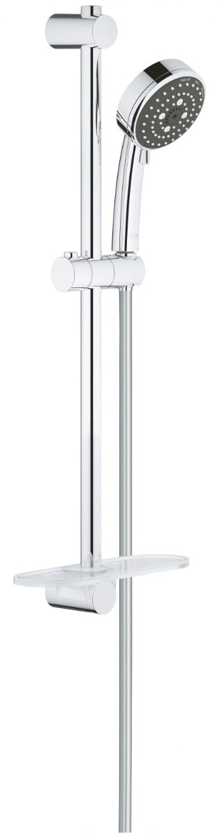 Set de dus Grohe Vitalio Comfort, 3 jeturi, universala, 600 mm, furtun 1.75 m, crom - 26097000