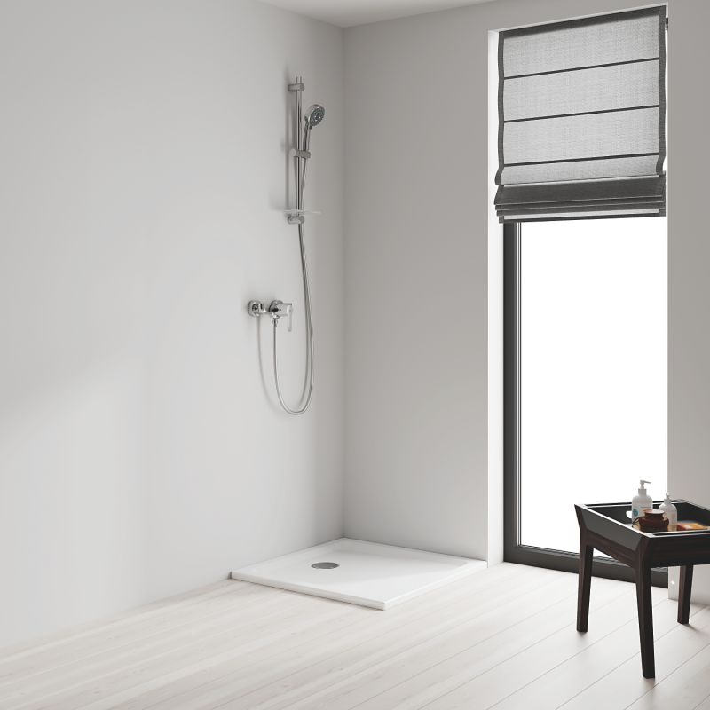 Set de dus Grohe Vitalio Comfort, 3 jeturi, universala, 600 mm, furtun 1.75 m, crom - 26097000