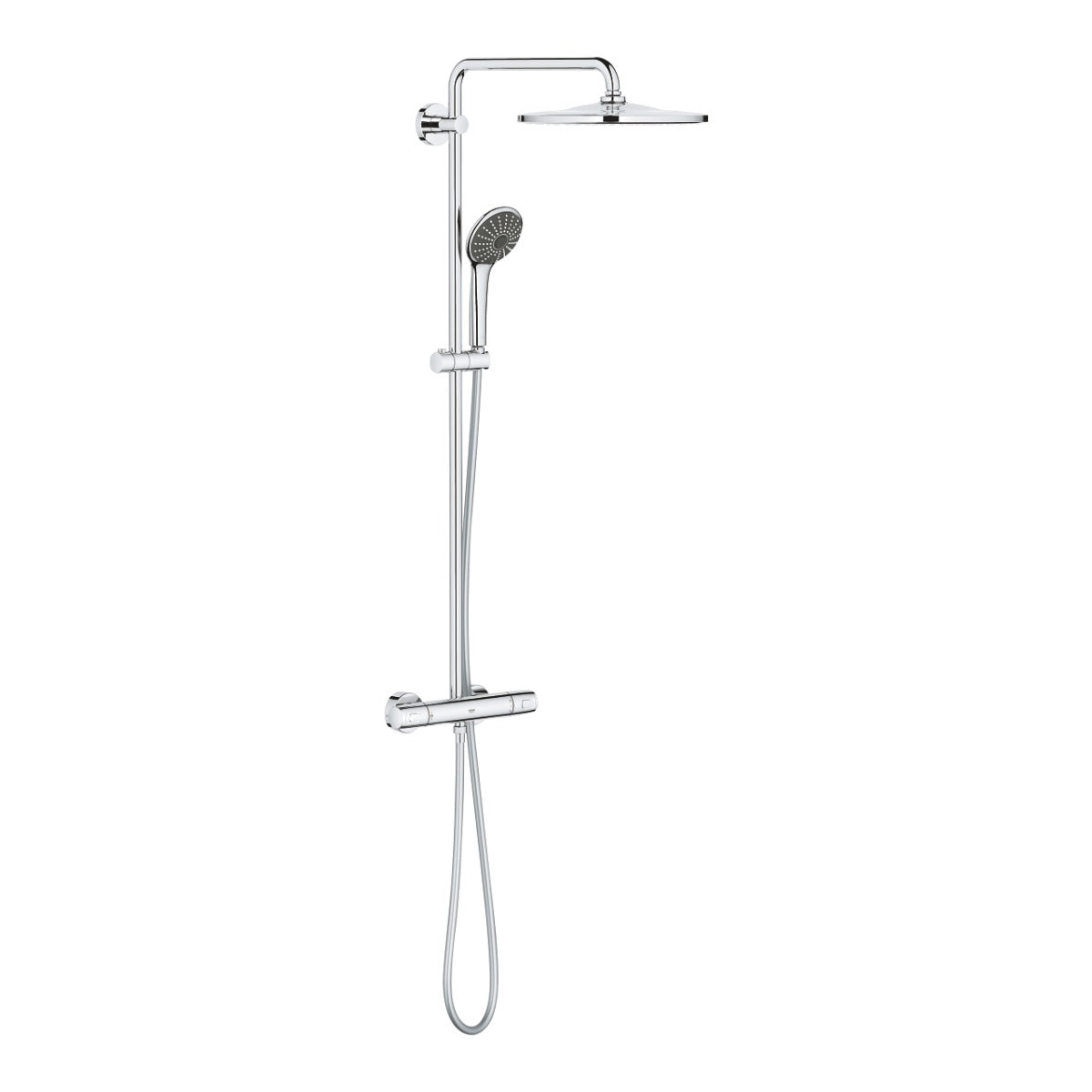 Coloana cabina dus termostat Grohe Vitalio Joy 310 mm,montare pe perete,crom, 3 tipuri de jet-26400001