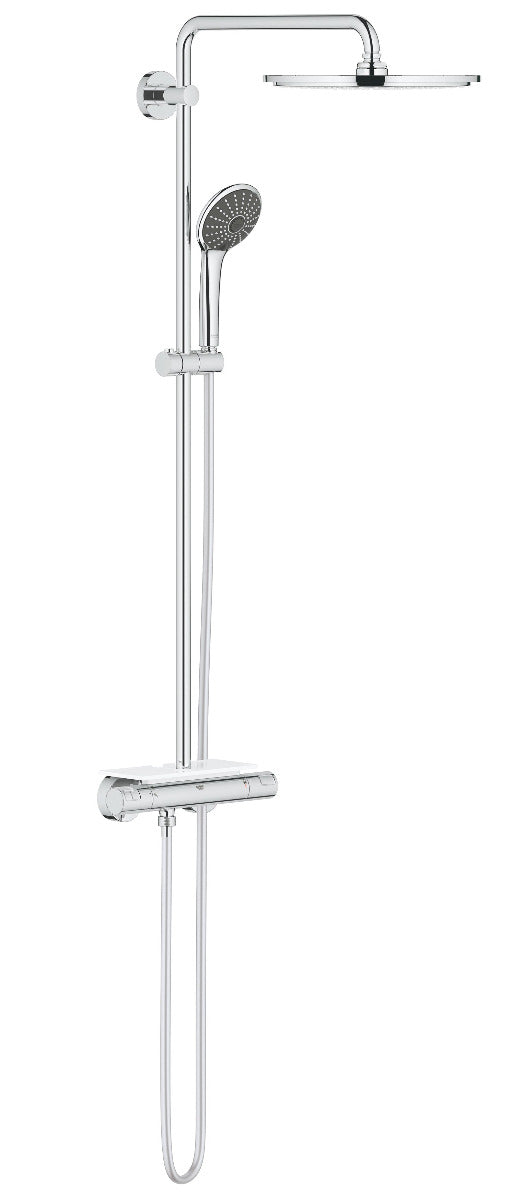 Coloana dus Grohe Vitalio Joy System 310, baterie termostatata, savoniera, crom - 26401000