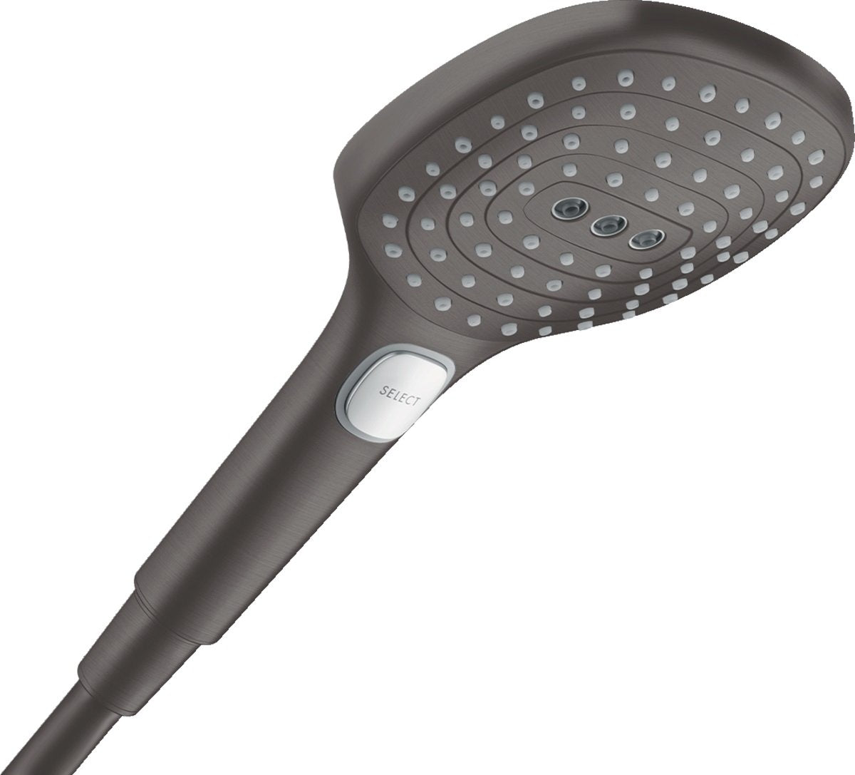 Para dus Hansgrohe Raindance Select E 120, 3 jeturi, negru periat - 26520340