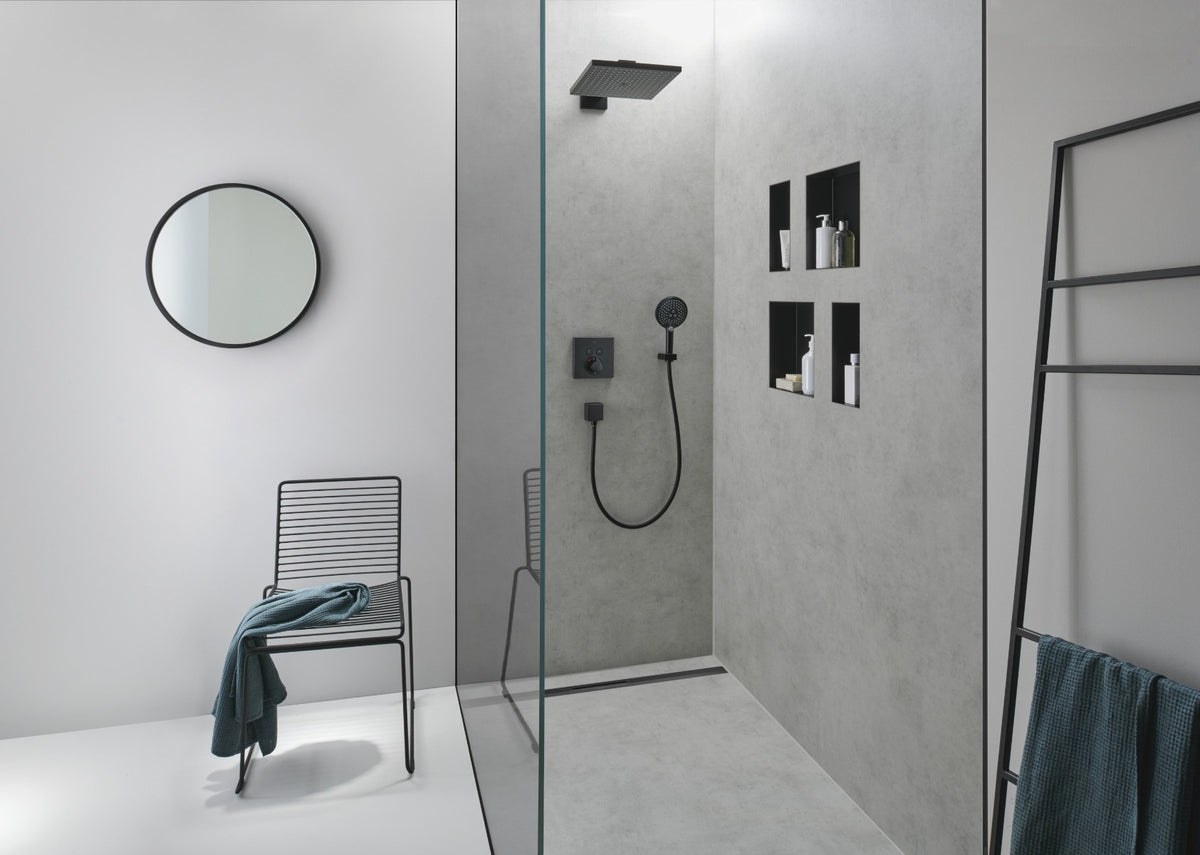 Para de dus Hansgrohe Raindance Select S 120, 3 jeturi, negru mat - 26530670