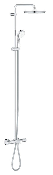Sistem de cada Grohe Tempesta Cosmopolitan 250, 1/2'', aparent, termostat, 2 jeturi, crom - 26672000