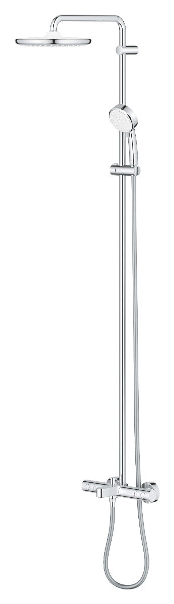Sistem de cada Grohe Tempesta Cosmopolitan 250, 1/2'', aparent, termostat, 2 jeturi, crom - 26672000