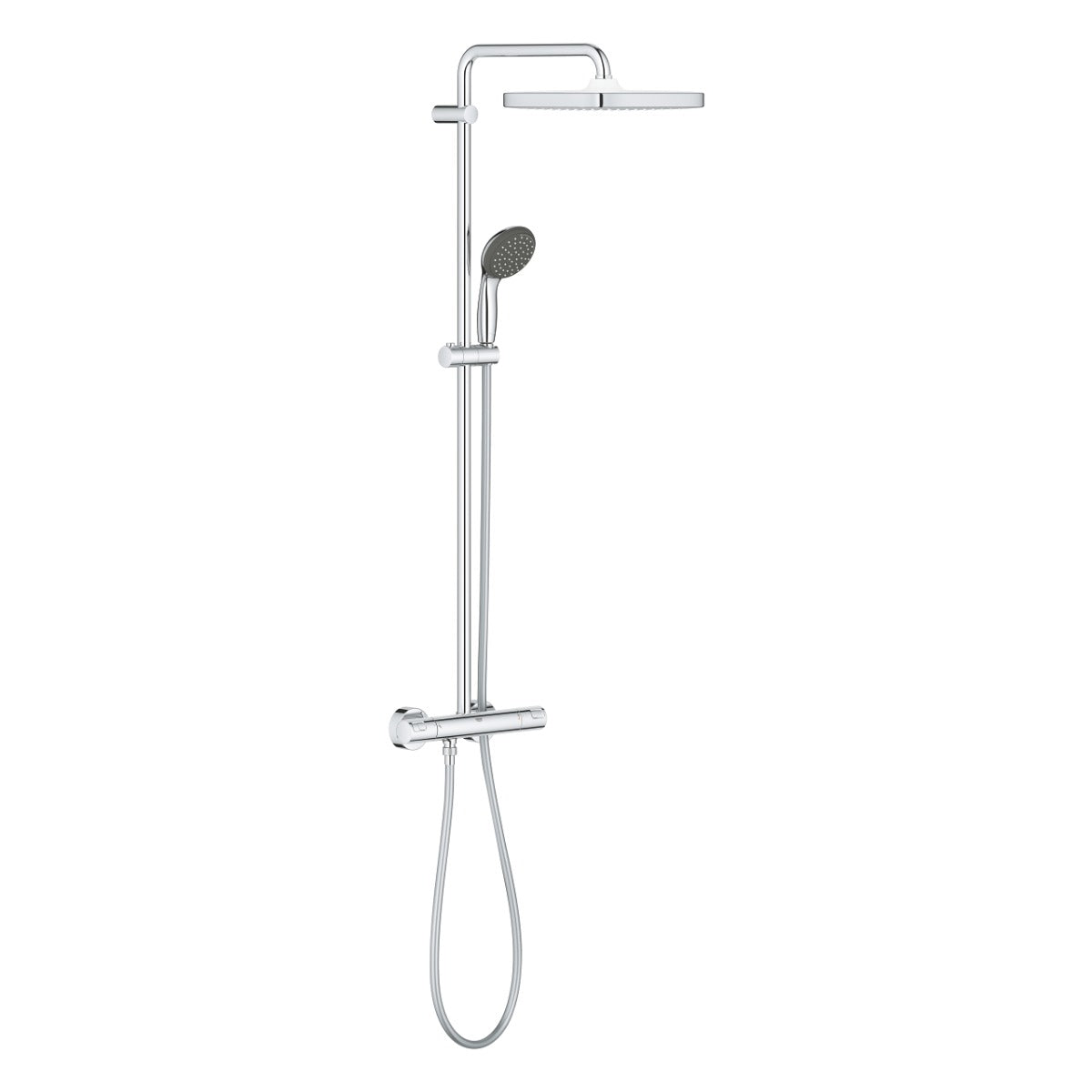 Coloana cabina dus Grohe Vitalio Start, palarie patrata 25 cm, baterie cu termostat-26696000
