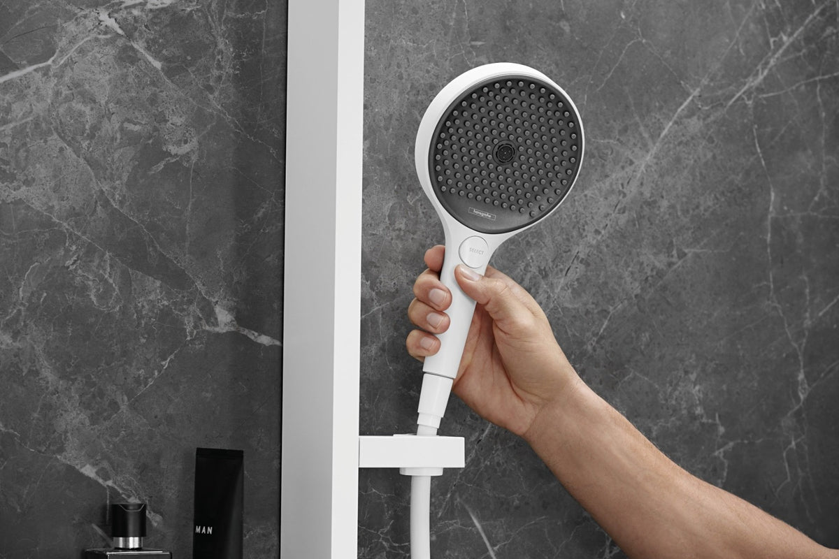 Para de dus Hansgrohe Rainfinity 130, 3 jeturi, alb mat - 26864700