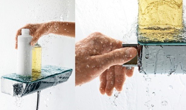 Sistem de dus Hansgrohe Raindance Select 360, 1 jet, termostatic, crom - 27112000