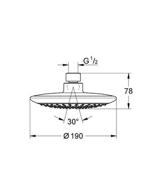 Dus fix Grohe Rainshower Solo-27372000