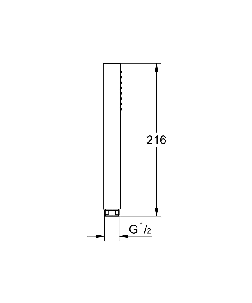 Para dus Grohe Vitalio Joy, cube,1 pulverizare,crom-26392000